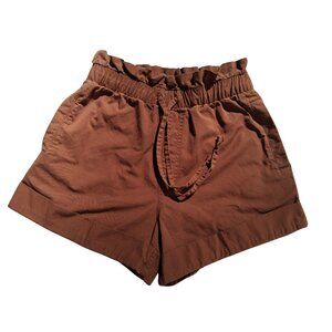 Abercrombie & Fitch Shorts Size Small Brown Paper Bag High Elastic Waist